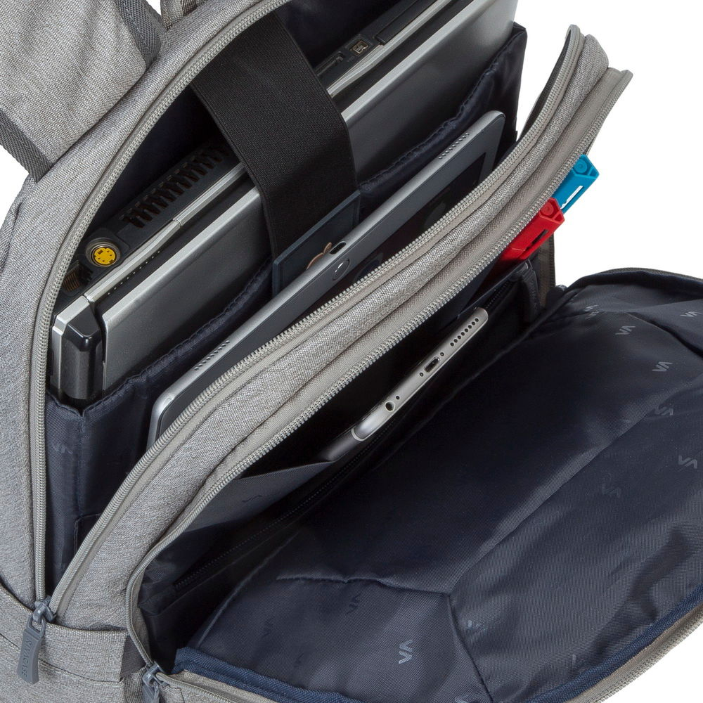 Sac à dos RIVACASE Pour Ordinateur Portable 7760 - 15,6 ''- Gris