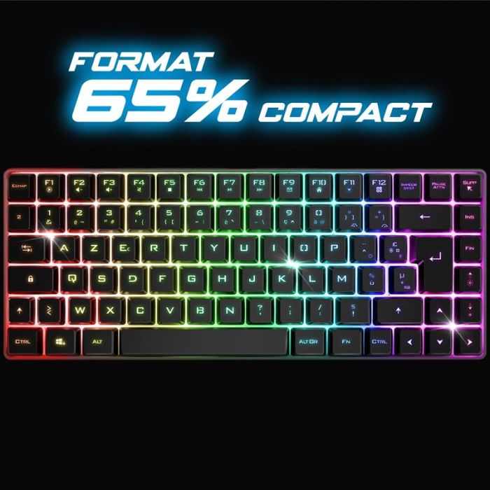 Clavier Gamer Sans Fil Spirit Of Gamer Elite-K70 RGB - Noir