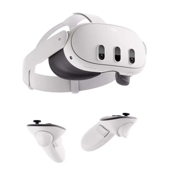 Casque VR/AR Meta Quest 3 - 512 Go, blanc + Batman