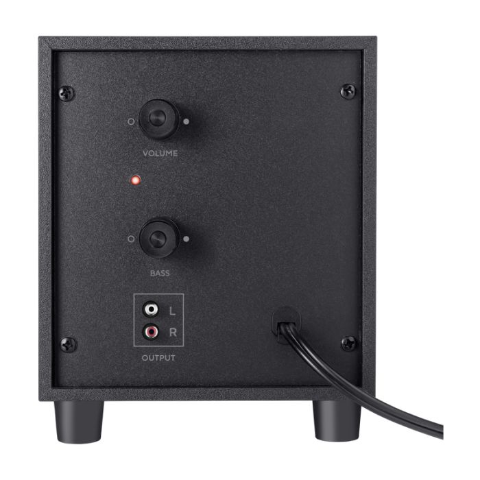 Haut Parleur de Caisson de Bases Filaire Trust Avora 2.1  - Noir