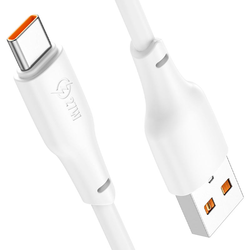 Câble de Chargeur Hoco X93 Micro USB 27W - Blanc