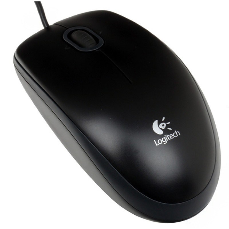 Souris Optique Logitech USB B100-Noir