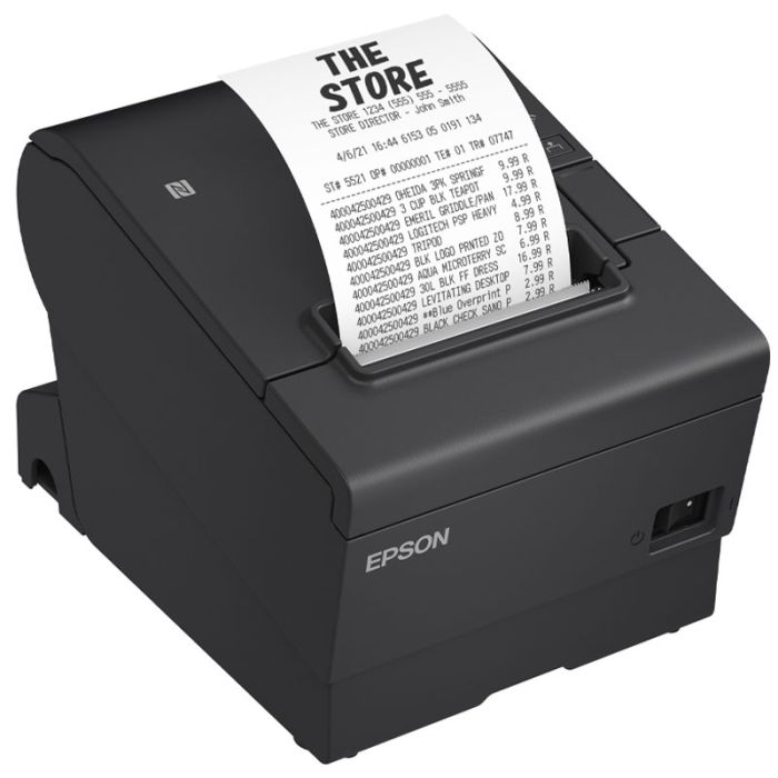 Imprimante De Ticket Epson TM-T88VII Réseau - Noir