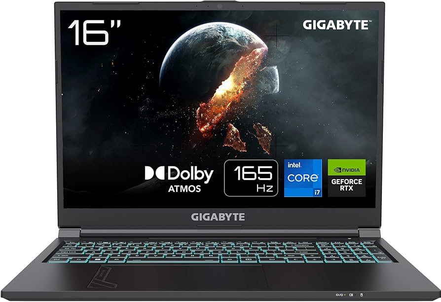 Pc Portable Gigabyte G6 MF i7-13620H 16.2"FHD 16GO 1TO Gen4 M.2 SSD FreeDos