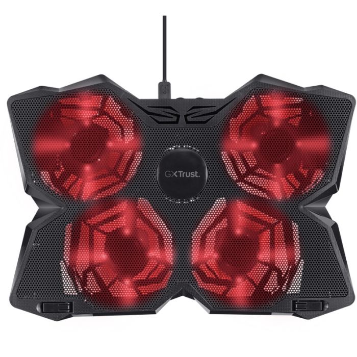 Refroidisseur Trust GXT 278 Yozu pour PC Portable 17.3" - Noir