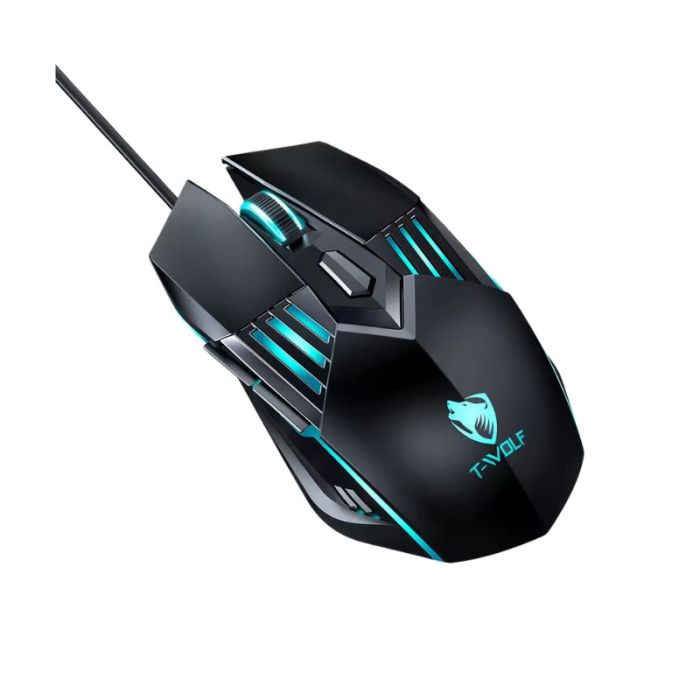 Souris Gaming Filaire T-Wolf G560 RGB - Noir
