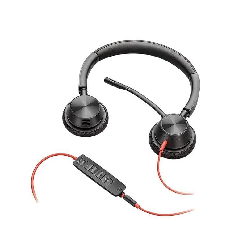 Micro Casque Poly Blackwire 3325M - Noir