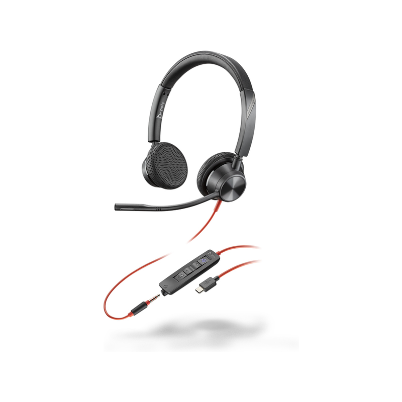 Micro Casque Poly Blackwire 3325M - Noir