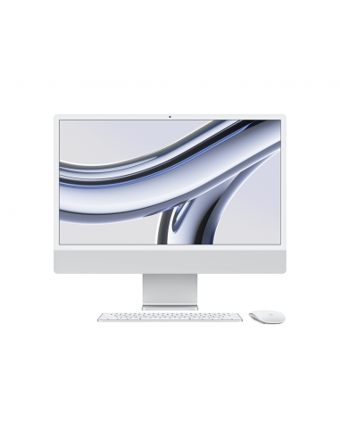 iMac  24" Retina 4.5K puce Apple M3 8C GPU 256GO SSD-Silver
