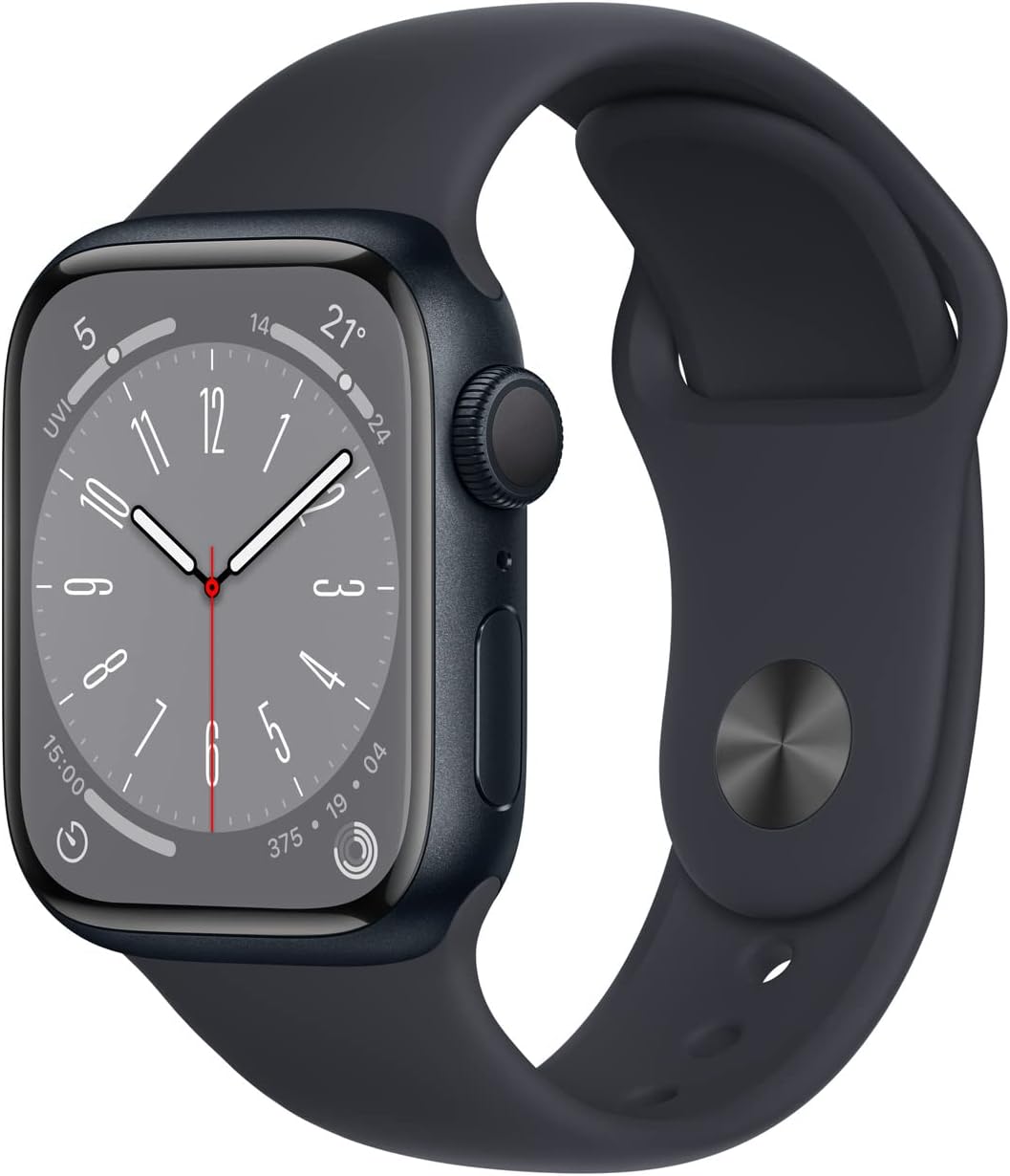Apple Watch Series 8 GPS - 45mm - Boîtier Midnight Aluminium - Bracelet Midnight Sport Band