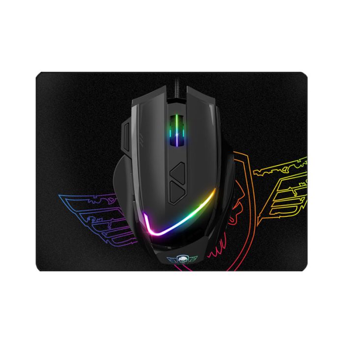 Ensemble Souris & Tapis Gaming Spirit Of Gamer Pro-M3 RGB- Noir