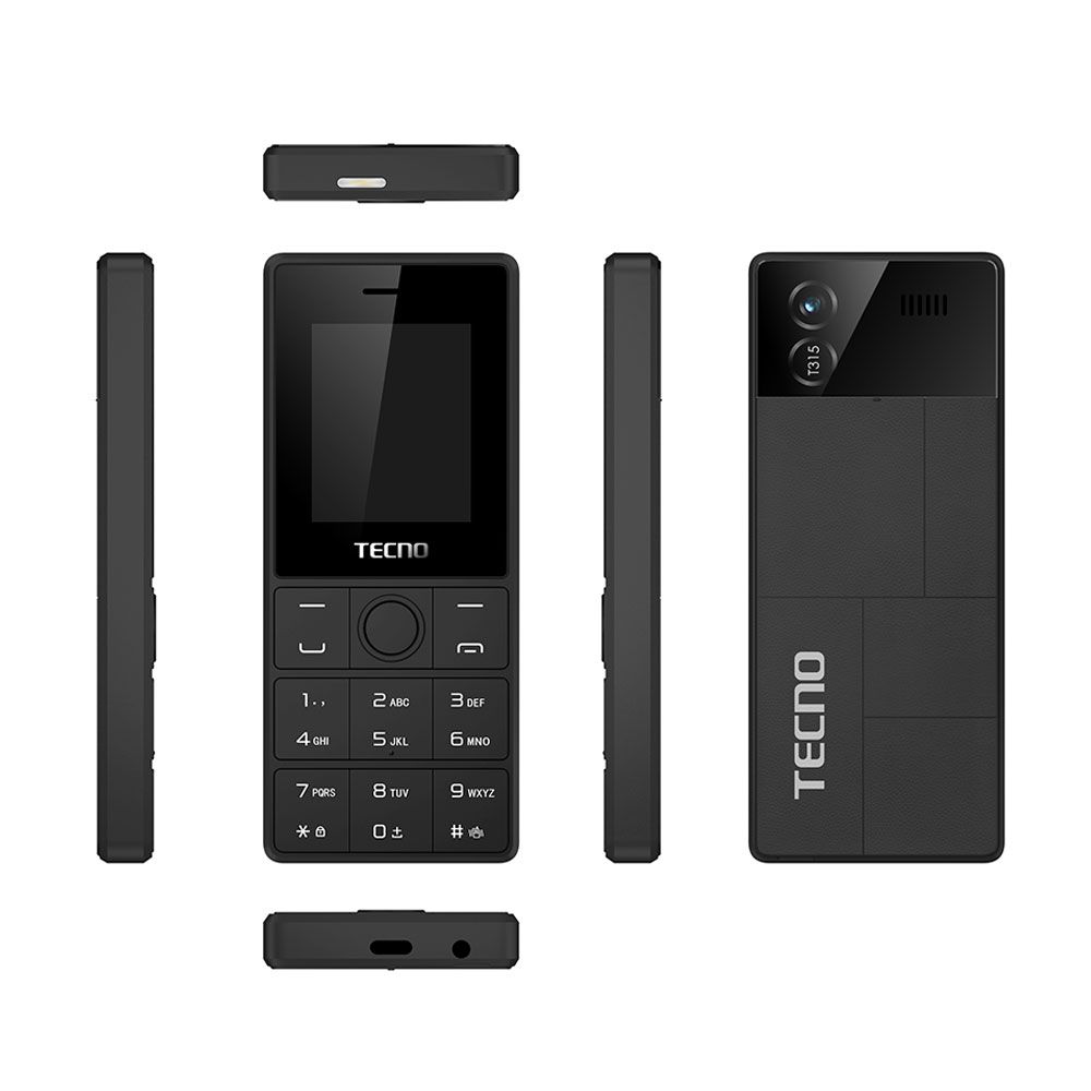 Téléphone Portable Tecno T315 - Double SIM - Noir