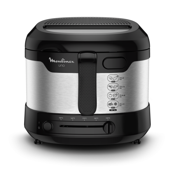Friteuse Moulinex UNO AF215D10 - Gris & Noir