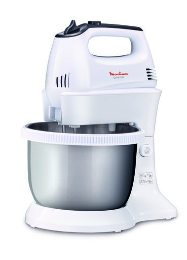 Batteur avec Bol Moulinex Quick Mix 300W - Gris&Inox