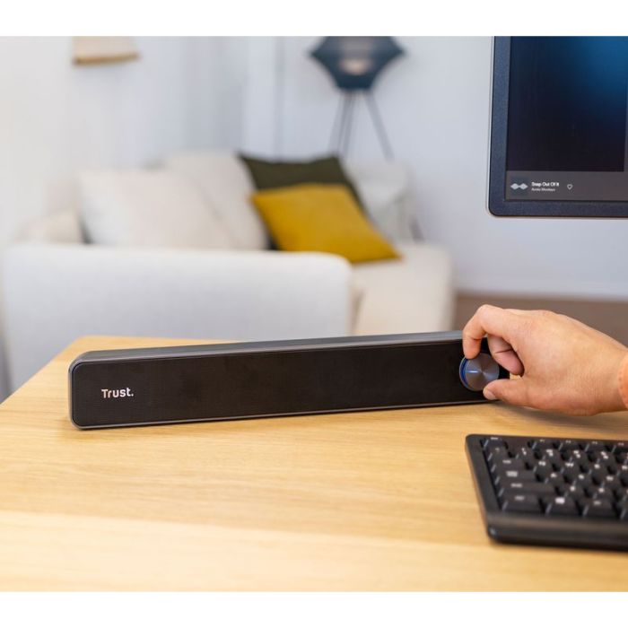 Barre de Son Filaire Trust Arys pour PC - Noir