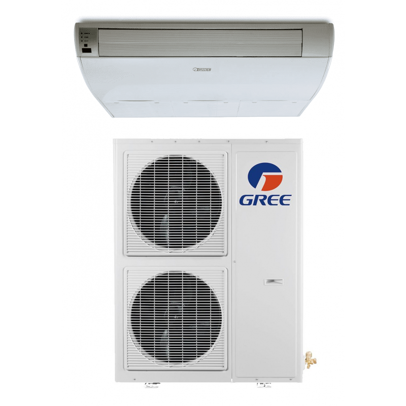 Climatiseur Floor Ceilling GREE Inverter 60000 BTU R410A Chaud & Froid  - Blanc