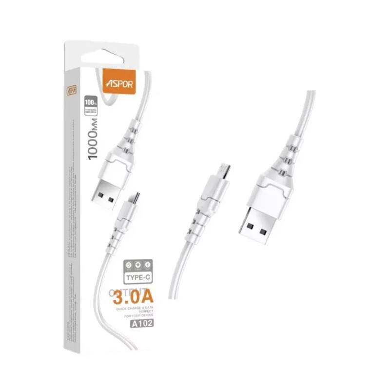 Câble USB Type C ASPOR 102 3A 1M