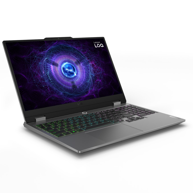 Pc Portable LENOVO LOQ i5-12450HX 15.6"FHD 8GO 512 GO SSD FreeDos – Gris Luna RTX3050 6Go 24M +Souris