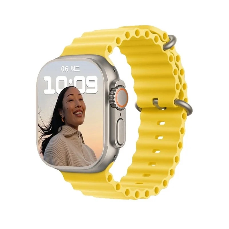 Montre connectée T800 ultra 2 - Jaune