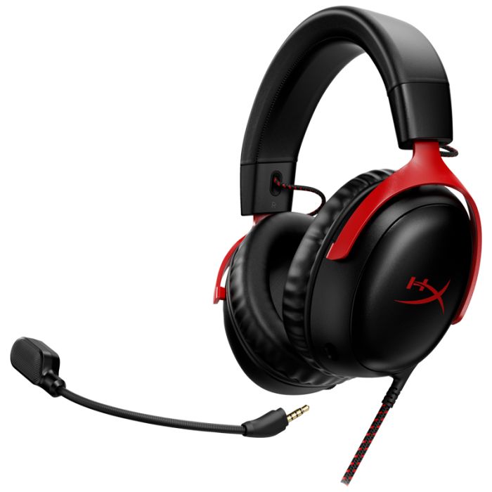 Micro Casque Gaming Filaire Hyperx Cloud III- Noir & Rouge