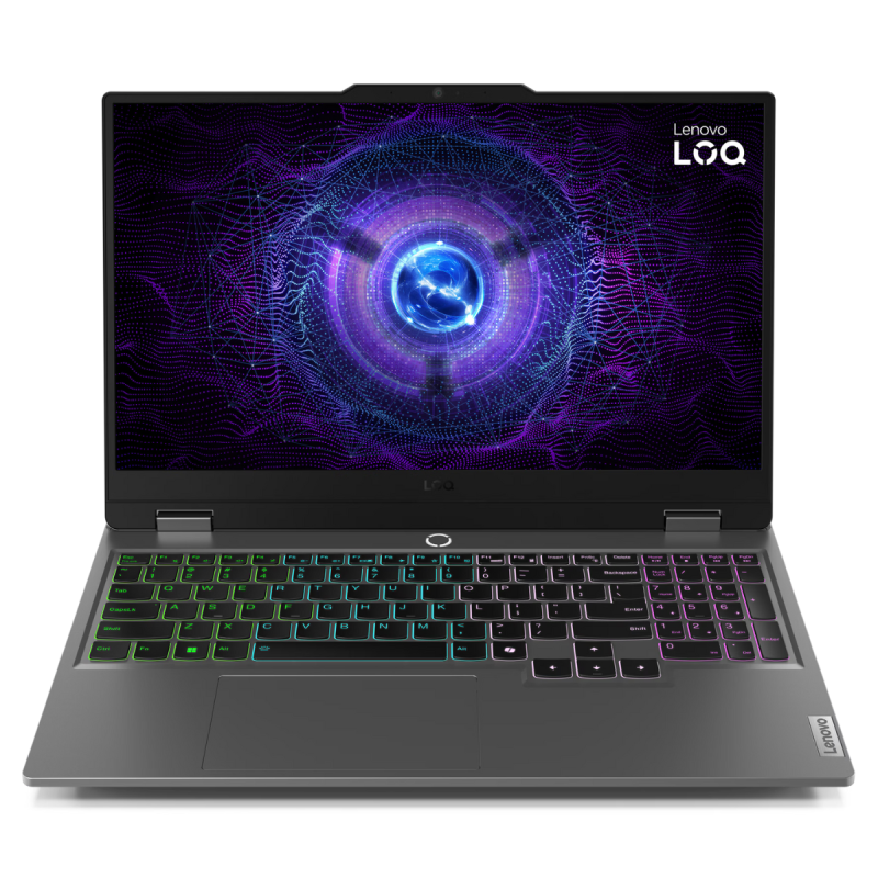 Pc Portable LENOVO LOQ i5-12450HX 15.6"FHD 8GO 512 GO SSD FreeDos – Gris Luna RTX3050 6Go 24M +Souris