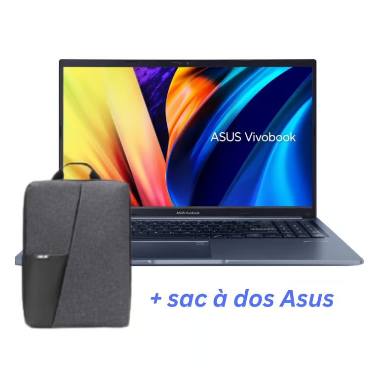 Pc Portable ASUS VIVOBOOK 15 X1502ZA I3 12È GÉN 4GO 256GO SSD - Bleu