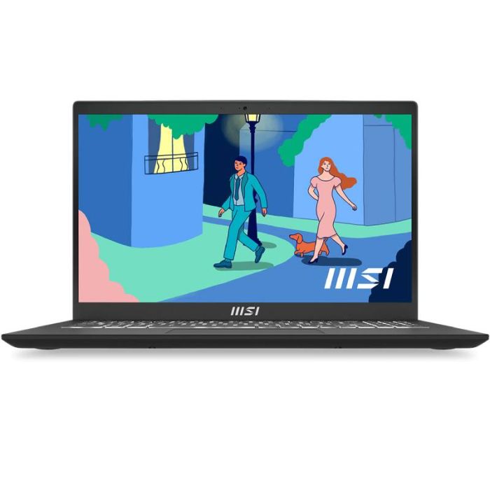 Pc Portable MSI Modern 15 B12MO i3 12é Gén 16G 512Go SSD - Noir