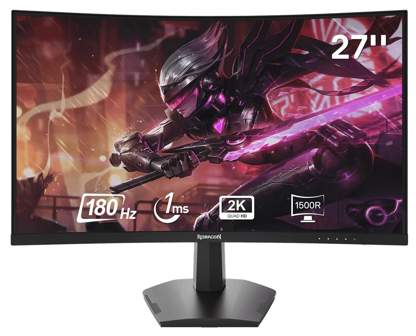 Écran REDRAGON Coral 27" 2K Curved 180HZ