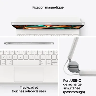 Magic Keyboard pour iPad Pro 12,9 pouces (5ᵉ génération) - Français - Noir