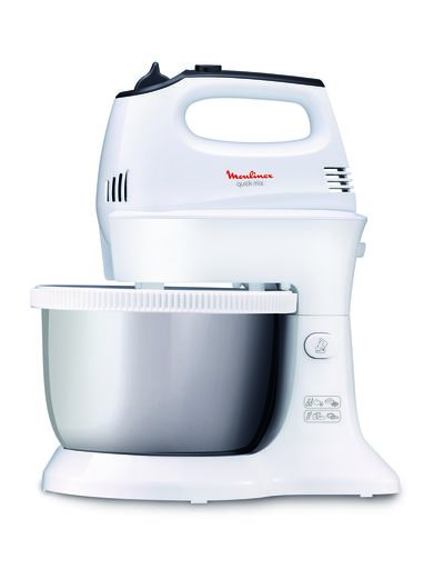 Batteur avec Bol Moulinex Quick Mix 300W - Gris&Inox