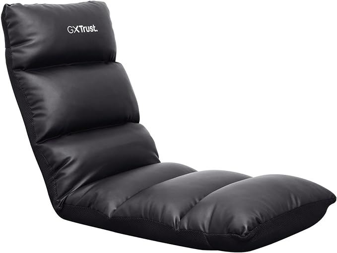 Chaise Gaming TRUST GXT718 RAYZEE, pliable au sol - Noir