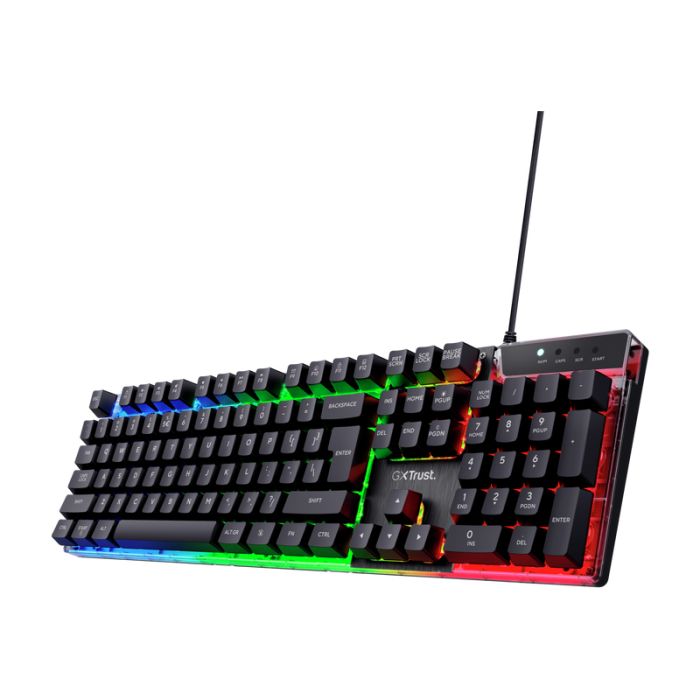 Clavier Gamer Filaire Trust Azor GXT 835 - Noir