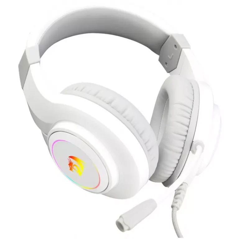 Micro Casque Gamer Redragon HYLAS H260 RGB - Blanc