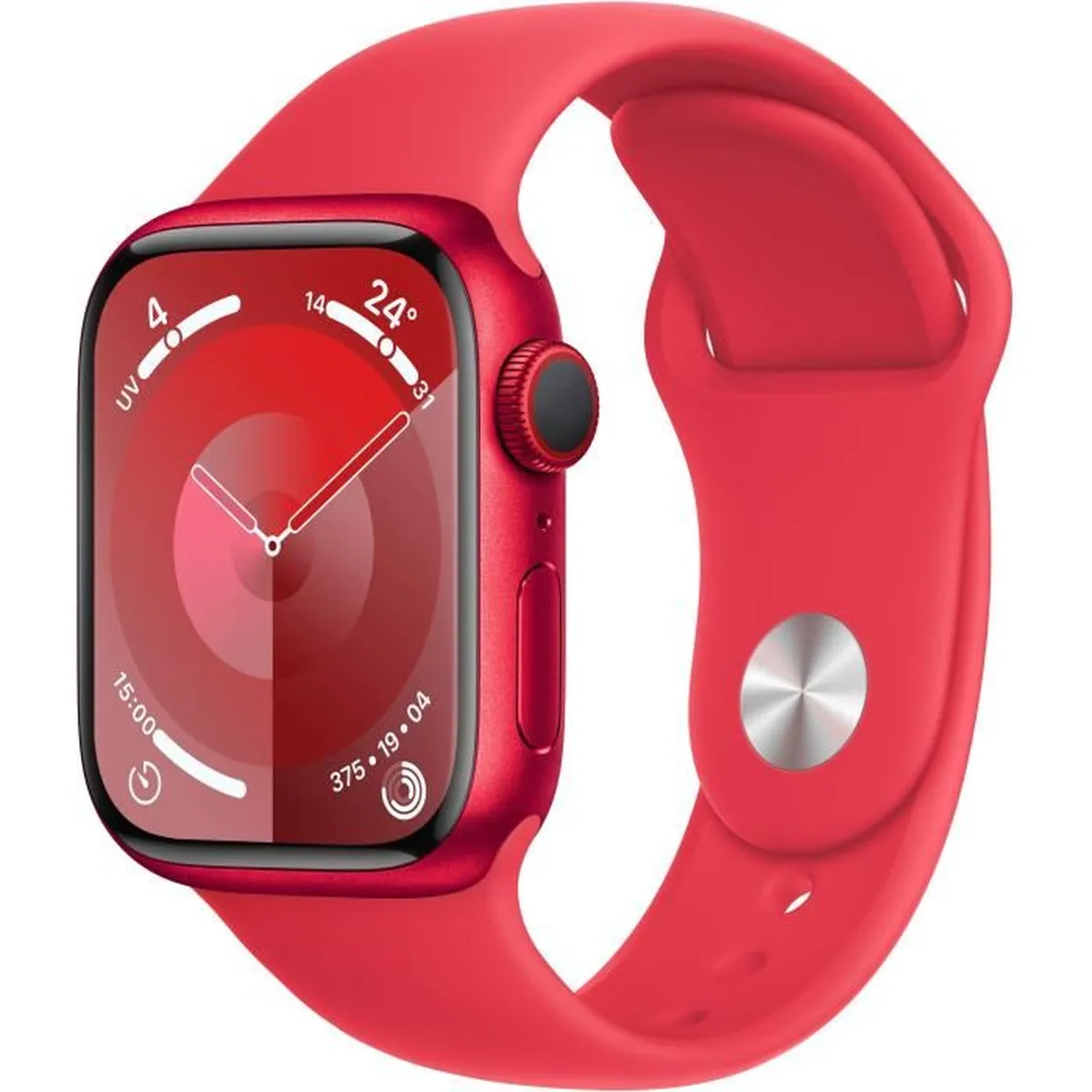 Apple Watch Series 9 GPS - 45mm - Boîtier (PRODUCT)RED Aluminium - Bracelet (PRODUCT)RED Sport Band - M/L