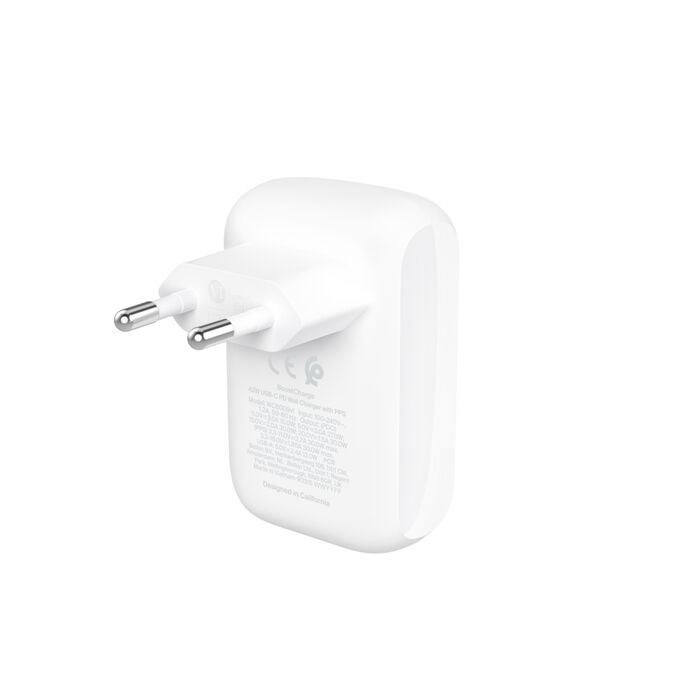 Chargeur Belkin  Double Ports 42W - Blanc