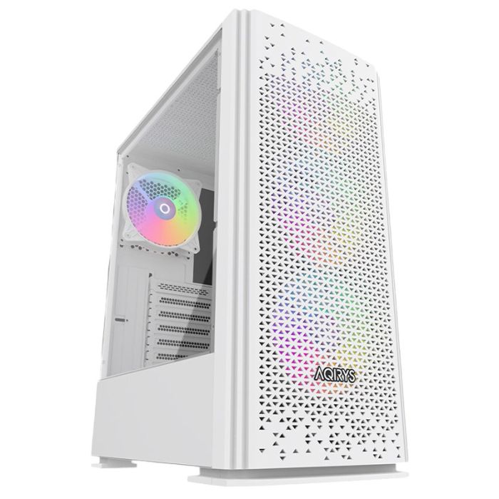 Boitier Gamer AQIRYS Gacrux RGB - Blanc