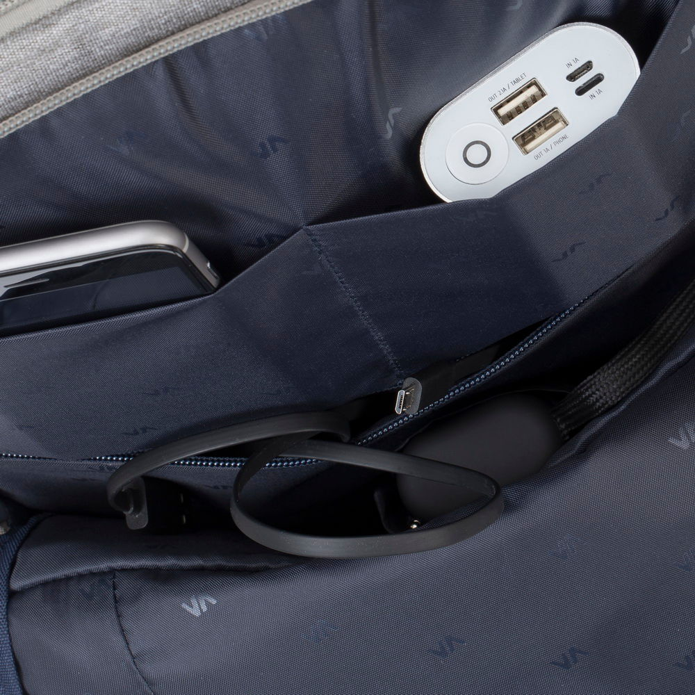 Sac à dos RIVACASE Pour Ordinateur Portable 7760 - 15,6 ''- Gris