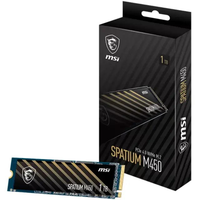 Disque SSD MSI Spatium M450 PCIE 4.0 NVME M.2 1To