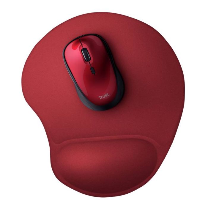 Tapis De Souris Gamer Trust Bigfoot avec repose-poignet -Rouge