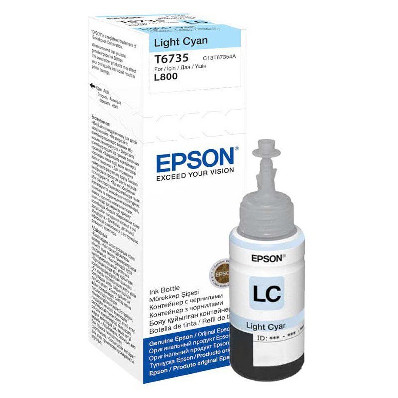 Bouteille d'Encre Original Epson T6735- Cyan Light