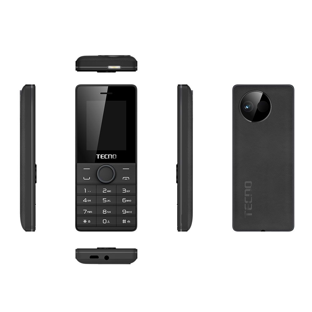 Téléphone Portable Tecno T302 - Double SIM - Noir