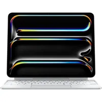 Apple - Clavier Magic Keyboard pour iPad Pro 11" (M4) - Blanc