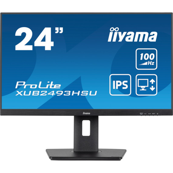 Écran PC IIyama ProLite 23.8" IPS FHD 100Hz - Noir