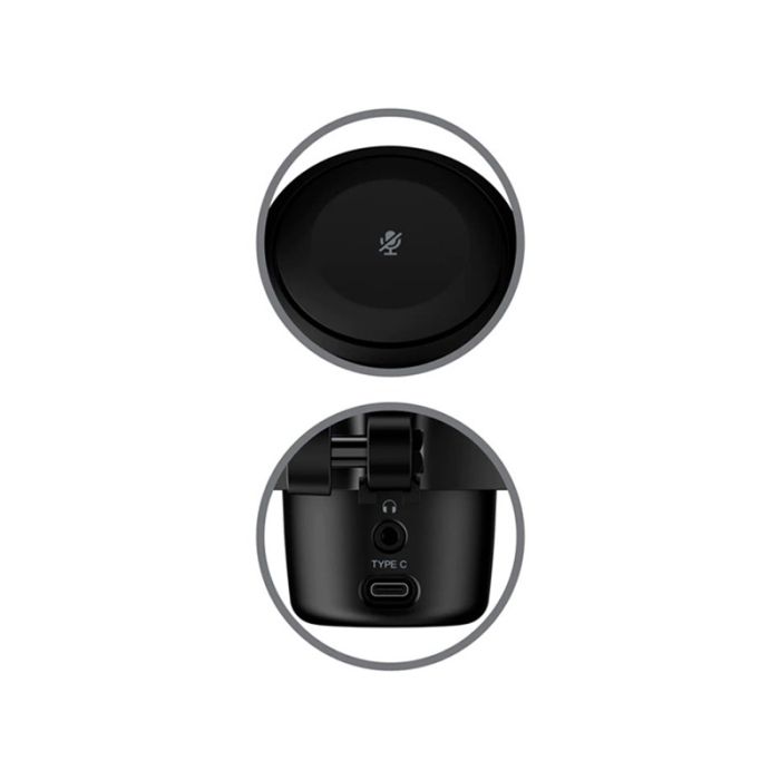 Microphone Gamer Filaire HyperX DuoCast USB RGB - Noir