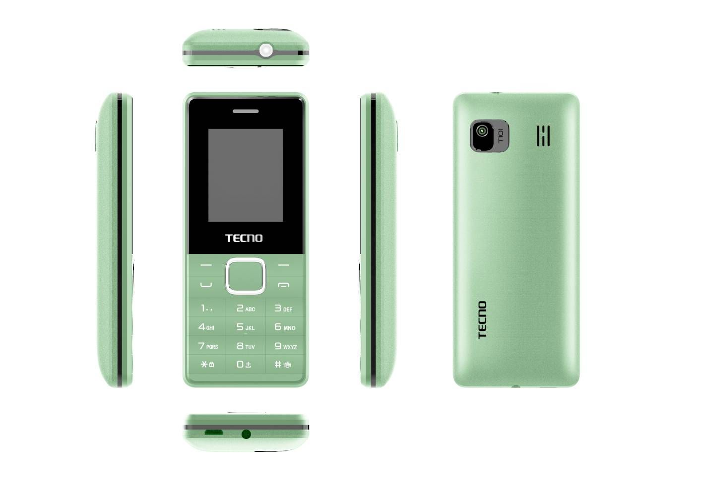 Téléphone Portable Tecno T101 - Double SIM - Vert