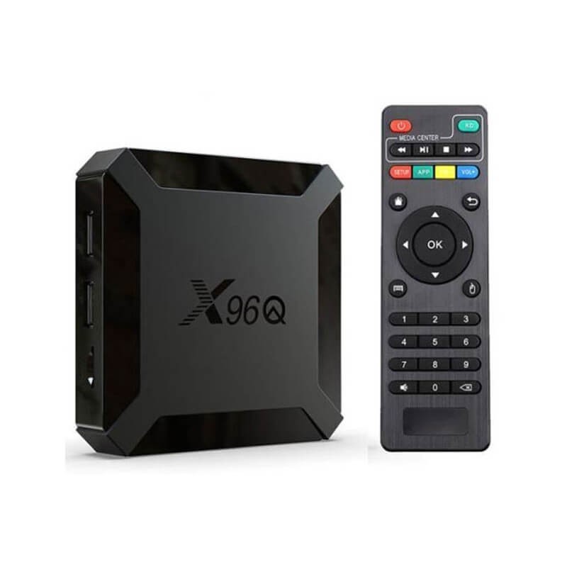 BOX TV Android X96Q Pro 4GO 32GO + 12 mois abonnement IPTV Gratuit