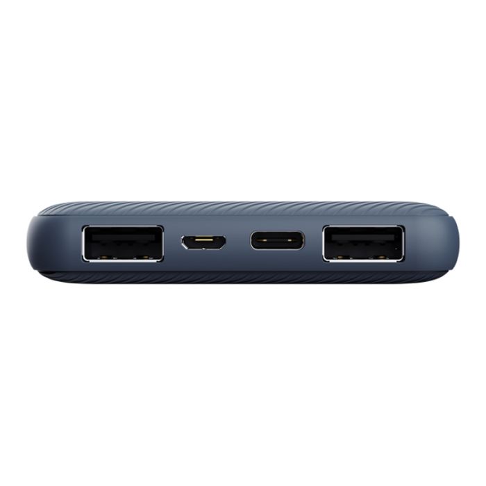 Power Bank Trust Primo Ultra Mince 3Ports USB 10000 mAh - Bleu