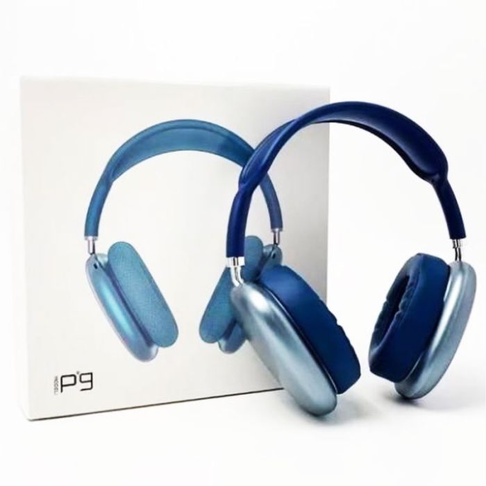 Casque Sans Fil P9 - Bluetooth et batterie 400mAh - Bleu