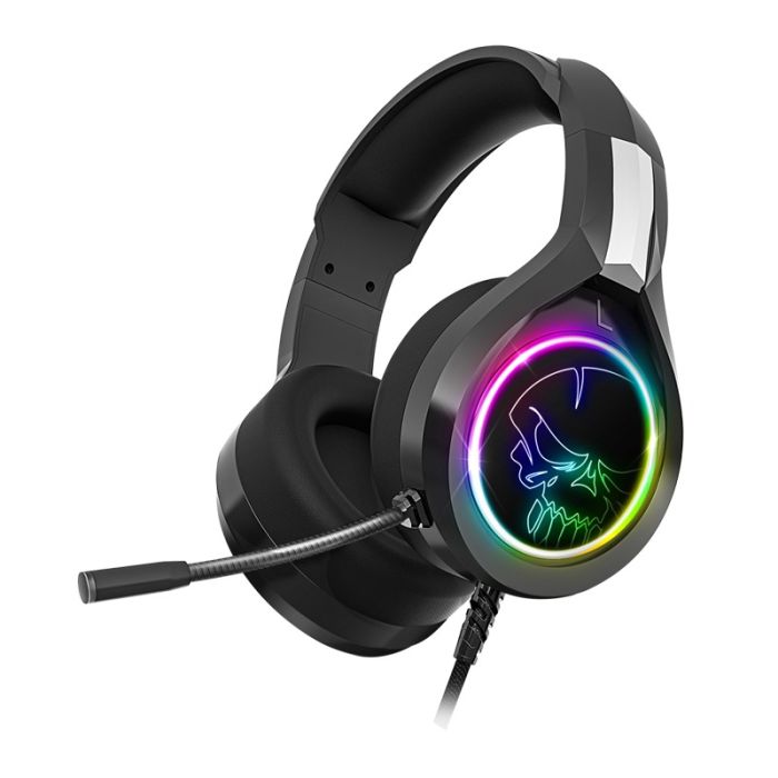Micro Casque Gaming Filaire Spirit Of Gamer Pro H8 Led RGB - Noir
