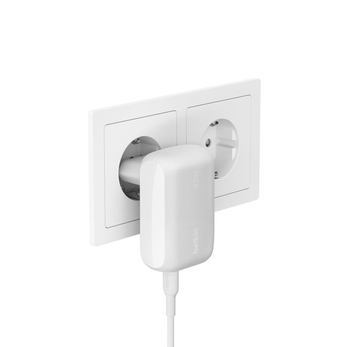 Chargeur Belkin  Double Ports 42W - Blanc